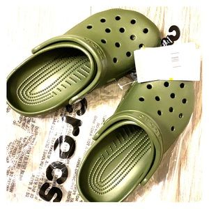 Army Green Classic Clog Crocs